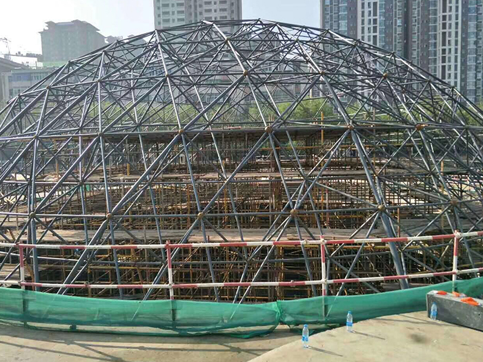 济宁球形网架钢结构施工